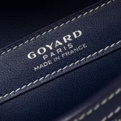 Goyard Blue Goyardine Coated Canvas 223 PM Shoulder Bag