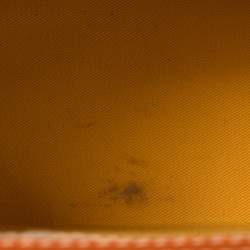 Pre Owned Goyard Orange Coated Canvas and Leather Saigon PM Top Handle Bag