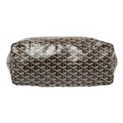 Pre Owned Goyard Black Goyardine Coated Canvas Saint Louis PM Tote