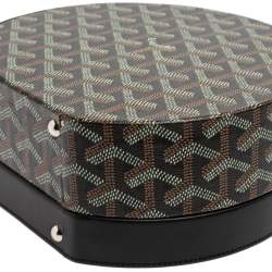 Goyard Black Goyardine Coated Canvas and Leather Alto Hatbox Bag
