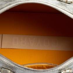 Goyard Silver Goyardine Coated Canvas and Leather Croisiere 40 Duffel Bag