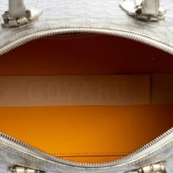 Goyard Silver Goyardine Coated Canvas and Leather Croisiere 40 Duffel Bag