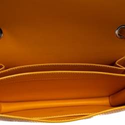 Pre Owned Goyard Mustard Goyardine Coated Canvas 223 PM Shoulder Bag