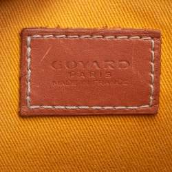 Pre Owned Goyard Brown/Black Goyardine Coated Canvas Yona MM Bag