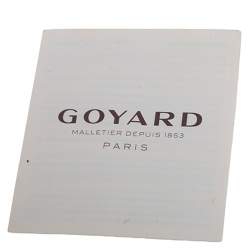 Pre Owned Goyard Brown/Black Goyardine Coated Canvas Yona MM Bag