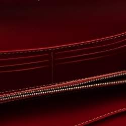 Pre Owned Goyard Red Goyardine Coated Canvas Varenne Continental Wallet