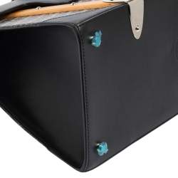 مملوكة مسبقًا حقيبة جويارد ساي غون كانفاس مقوى جوياردين وجلد سوداء بيد علوية MM