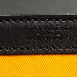 مملوكة مسبقًا حقيبة جويارد سايغون كانفاس مقوى جوياردين وجلد سوداء بيد علوية MM