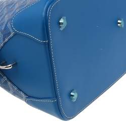 Goyard Blue Goyardine Coated Canvas and Leather Vendôme PM Bag