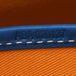 Goyard Blue Goyardine Coated Canvas and Leather Vendôme PM Bag