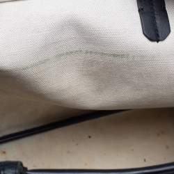 Pre Owned Goyard Black Goyardine Coated Canvas and Leather Artois Pm Tote