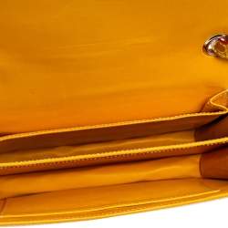 Pre Owned Goyard Red/Mustard Crocodile 223 PM Bag