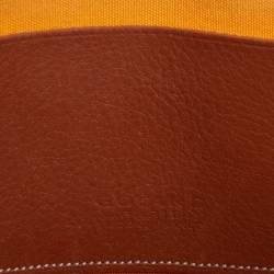 Pre Owned Goyard Brown Goyardine Coated Canvas Senat MM Clutch