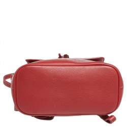 Goyard Red Goyardine Coated Canvas and Leather Mini Alpin Backpack