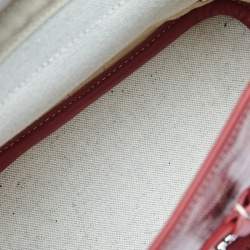 Goyard Red Goyardine Coated Canvas and Leather Mini Alpin Backpack