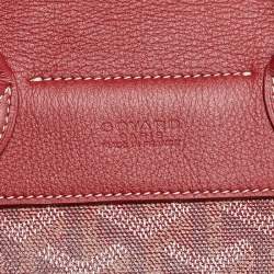 Goyard Red Goyardine Coated Canvas and Leather Mini Alpin Backpack