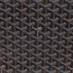 Pre Owned Goyard Brown Goyardine Coated Canvas Senat MM Clutch