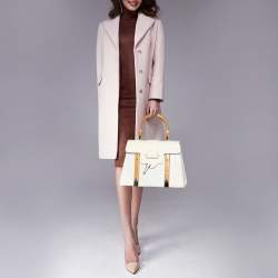Goyard White Goyardine Coated Canvas and Leather Saigon MM Top Handle Bag  Goyard | The Luxury Closet