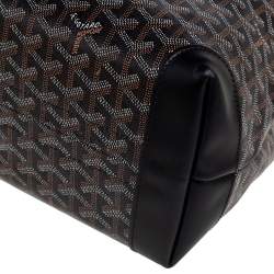 Goyard Black Goyardine Coated Canvas and Leather Bellechasse PM Tote