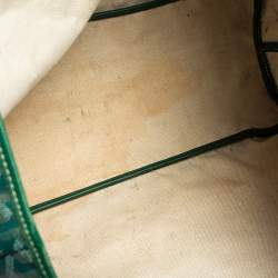Pre Owned Goyard Green Goyardine Coated Canvas St. Louis PM Tote