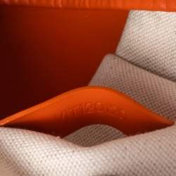 Pre Owned Goyard Orange Goyardine Coated Canvas and Leather Marquises Tote