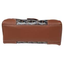 مملوكة مسبقًا حقيبة غويارد سايغون صغيرة يد علوية جلد و كانفاس غوياردين بني 