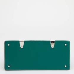 Pre Owned حقيبة جويارد سايغون جلد وكانفاس مقوى خضراء بيد علوية MM