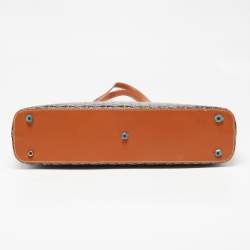 Pre Owned Goyard Brown Goyardine Coated Canvas and Leather Okinawa GM Tote