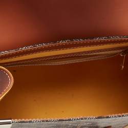 Pre Owned Goyard Brown Goyardine Coated Canvas and Leather Saigon PM Top Handle Bag