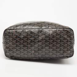 Pre Owned Goyard Tan Goyardine Coated Canvas and Leather Saint Louis PM Tote