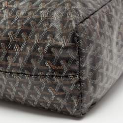 Pre Owned Goyard Tan Goyardine Coated Canvas and Leather Saint Louis PM Tote