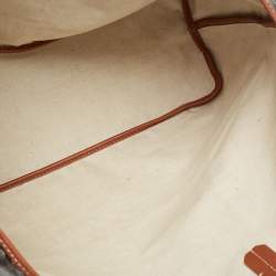 Pre Owned Goyard Tan Goyardine Coated Canvas and Leather Saint Louis PM Tote