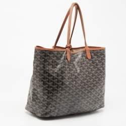 Pre Owned Goyard Tan Goyardine Coated Canvas and Leather Saint Louis PM Tote