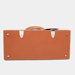 Pre Owned Goyard Brown Goyardine Coated Canvas and Leather Saigon MM Top Handle Bag