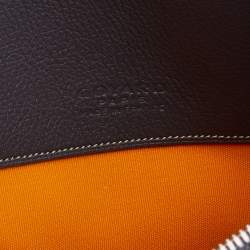 Pre Owned Goyard Grey Goyardine Coated Canvas MM Senat Pouch