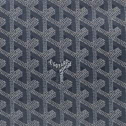 Pre Owned Goyard Grey Goyardine Coated Canvas MM Senat Pouch