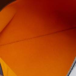 Pre Owned Goyard Grey Goyardine Coated Canvas MM Senat Pouch