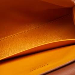 Pre Owned حقيبة بيد علوية جويارد ميني ساجون جلد وكانفاس مقوى جوياردين أسود/بني