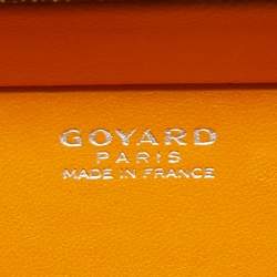 Goyard Black Goyardine Coated Canvas and Leather Minaudière Trunk Bag