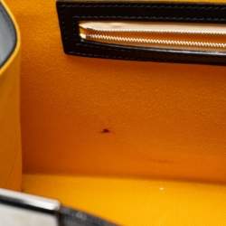 Goyard Black Goyardine Coated Canvas and Leather Saigon MM Top Handle Bag