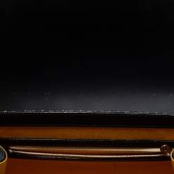 Goyard Black Goyardine Coated Canvas and Leather Saigon MM Top Handle Bag