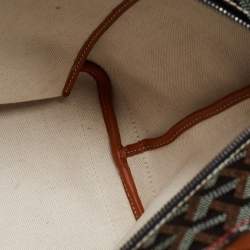 Pre Owned Goyard Brown Goyardine Coated Canvas and Leather Artois MM Tote