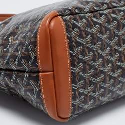 Pre Owned Goyard Brown Goyardine Coated Canvas and Leather Artois MM Tote