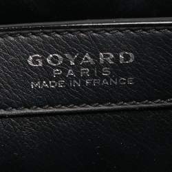 Goyard Black Goyardine Coated Canvas and Leather 223 PM Shoulder Bag