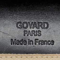 Goyard Black Goyardine Coated Canvas Monte Carlo Bois Clutch