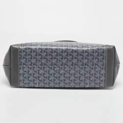 Pre Owned Goyard Grey Goyardine Coated Canvas and Leather Bellechasse PM Tote