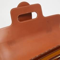 Goyard Brown Goyardine Coated Canvas and Leather Saigon MM Top Handle Bag