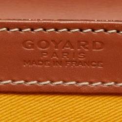 Goyard Brown Goyardine Coated Canvas and Leather Saigon MM Top Handle Bag