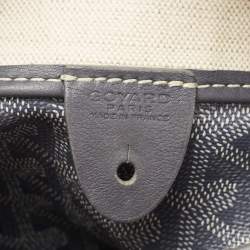 Pre Owned Goyard Grey Goyardine Coated Canvas and Leather Artois MM Tote