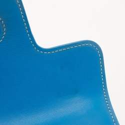 Goyard Blue Goyardine Coated Canvas and Leather Saigon PM Top Handle Bag